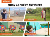 Archery Target, 5 Layers 20" Arrow Target, Traditional Solid Straw Round Archery Target Shooting V952-SGFZK5C20X2094SW8V0