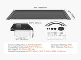 Retractable Tonneau Cover, 5.7 ft Hard Retractable Tonneau Cover with Built-in Drainage Pipe for V952-SSHBXGSDKDODGFKYUV0