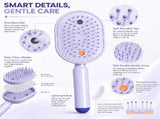 Electric Spray Air Cushion Massage Comb, Mist Detangling Hair Brush & Scalp Massage Comb for Frizzy V1366-AZ2-W-10825