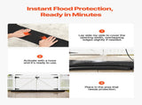 Flood Barrier, 10 Pack, 1530 x 210 mm Flood Bags with Bucket, Reusable Water Absorbent Barrier V952-FHPZTSJHFHT1MW0WV001V0