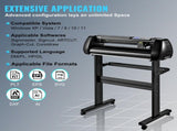 Vinyl Cutter Machine, 34inch Cutting Plotter, Offline Cutting Machine Kit Mobile Bluetooth, Precise V952-KZJHSACSK870LWSHOV3