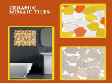 Ceramic Mosaic Tile Set for Crafting, Home Decoration, Art Projects, Design and Crafts V1370-AZ4-14223