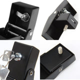For Hood Latches Catch Kit with Lock for Jeep JK JKU JL JLU Gladiator JT 2007-2023 Present Chrome V1192-AZ-W-3968