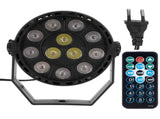 12LED Chips Spotlight RGB Sound Control Stage Light with Remote Control for Party KTV V1294-YM0901-3119200161711