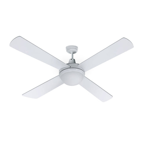 Devanti 52'' Ceiling Fan AC Motor w/Light w/Remote - White CF-RC-52-WH