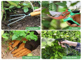 Complete Garden Tool Set with Tote Bag-Green V1107-119-33814