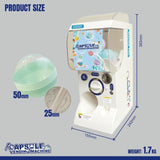 Gachapon Capsule Toy Vending Machine Lite Mini Collectible Gacha Dispenser Stackable WHITE V274-TOY-KN-F-MDGACHAL