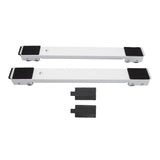 2 Sets Mobile Roller Bracket Furniture Raised Base Moving Wheels for Refrigerator Washing Machine V1294-YM0717-3117220184113