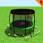 Kahuna Trampoline 8 ft with Roof - Green TRA-KAH-08-GN-RF