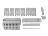 Classroom Deskside Bookshelf Large Capacity 6 Tier Multifunctional Slim Library Reading Storage Rack V1294-YM0901-3116230009312