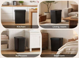 Artiss Rubbish Bin 50L Sensor Kitchen Automatic Motion Plastic Touchless Black WAB-SR-PL-50L-BK