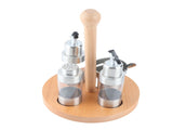Cruet Condiment Spice Pepper Jar Box Seasoning Storage Container Pot Rack Set Kitchen Cooking V1294-YM0901-3118200170212