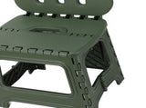Folding Step Stool PP Thickened Portable Small Kids Step Stool with Handle for Outdoor Camping V1294-YM0901-3116240023214