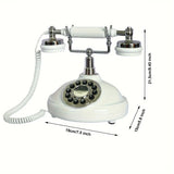 European Retro Desktop Phone Classic design meets modern utility, perfect for home and office, V1232-FGDHJ002