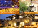 2 Pack Outdoor Solar Lights, Waterproof LED Hanging Lanterns with Warm White Light for Garden, V1189-LC-SD-00048