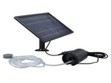 Solar Air Pump with 2 Bubble Stones with Hose 8W 10V 2400mAh ABS and Polysilicon Solar Oxygen Pump V1294-YM0706-3111230189611