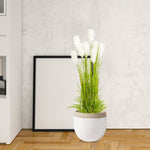 SOGA 150cm Wheat Plume Grass Artificial Plant, Home Decor APLANTFH6003