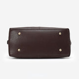 Premium Cowhide Large Capacity Handbag Commuter Shoulder & Crossbody, Boston Pillow Bag, Fabric V1232-SSSTB-ZP-001