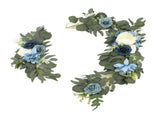 Faux Flower Swag Set Artificial Flower Arch Decor Wedding Welcome Reception Ceremony Signs V1294-YM0703-3115230036811