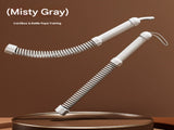 Grey Heavy Cordless Battle Rope - Portable Weighted Fitness Rope for Home Gym Strength & Cardio V888-ELOSUNG33865
