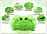 Dog Harness with Backpack No Pull Pet Harness Vest, Mesh Frog Saddle Bag Adjustable Mesh Dog Carrier V1370-AZ4-09855