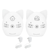 V30 Digital Audio Baby Monitor Portable Alarm Sensitive Wireless Two Way Baby Cry DetectorWhite US V1294-YM0901-3113210099612