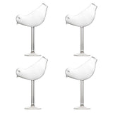 Set of 4 Transparent Cocktail Glasses 6.88x4.17x2.36in Drinkware for Entertaining Adults and Guests V1370-AZ4-09950