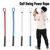 Golf Swing Practice Trainer Rope for Beginners Golf Gesture Correction Portable - White With Blue V1308-DSZKI-988-2