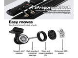 Wanderlite 3Set 20-24-28 Inch with TSA Lock Spinner Travel Suitcase Carry On Hard Shell LUG-ABS-AJ-3SET-WH