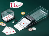 Blackjack Shoe and Discard Tray Clear Acrylic Blackjack Dealing Shoe Card Dispenser for Playing V1258-DP02-C-2742