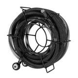 VEVOR Drain Cleaning Cable 60 FT x 1-1/5 Inch, Professional Sectional Drain Cleaner Cable with 6 V952-FDSDL114IN66LC5DVV0