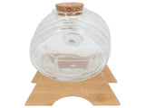 Beverage Barrel Thickened Glass Sealed Medlar Ginseng Wine Brewing Jar Dispenser with Faucet for V1294-YM0716-3118220128511