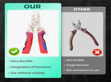 16 in 1 Wire Stripper Twister for Cutting and Pulling Wires, Multifunctional Cable Scissors, Voltage V1258-DP02-F-20