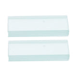 100Pcs Premium Glass Microscope Slides for Biological Sample Observation V1192-AZ-W-32603