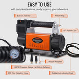 12V Air Compressor Heavy Duty 150PSI Offroad Air Compressor Portable Truck Tire Inflator 6.0CFM Air V952-CZKQ12V150PSIOQUPV9