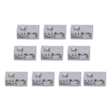 10pcs Electric Fence Wire Tensioner Aluminum Alloy Tension Fence Inline Tightener Anti Theft Alarm V1294-YM0717-3111220230011