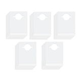 50 Pieces Adult Bibs Disposable Dining Clothing Protectors Waterproof Oilproof Design for Elderly V1370-AZ4-17705