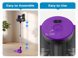 Devanti 3-in-1 Corded Stick Vacuum Cleaner, 16000Pa Strong Suction, Purple VAC-CD-802-PP