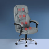 Artiss Massage Office Chair Computer Chairs High Back MOC-1051-8P-GY