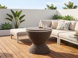 Taupe Ice Bucket Table V264-OTF-537PP-LGR-NA-1