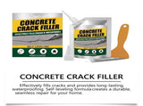 Waterproof Concrete Crack Filler & Sealant, 100G Adhesive Repair Compound with Precision Nozzle & V1369-AZ3-W-08076