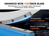 800mm Manual Hand Plate Shear for Metal Sheet Processing, Benchtop Cutter with Q235 Material, for V952-SDJBQ31YC15MHUSH7V0