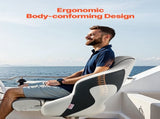 Boat Seat, High Backrest, Flip Up Boat Seat Captain Bucket Seat with Thickened Sponge Cushion & V952-CZZYZDFZHBSKNPUAG001V0