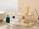 2 Tier Bathroom Countertop Counter Standing Rack Cosmetic Holder Storage Shelf Cosmetic V1294-YM0706-3117230205211