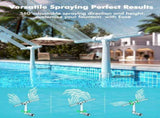 Upgrade Pool Fountain - Dual Spray Water Fountains for Above Ground/Inground Pools, 2-in-1 V1107-125-05519