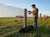 30m Black Chicken Wire Mesh Roll Heavy Duty Aviary Netting & Garden Fencing for Poultry Enclosures V63-952941