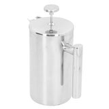 1000ml Hand Brewing Coffee Pot Stainless Steel Coffee Press Pot DoubleLayer Coffee Kettle V1294-YM0901-3113210083711