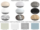 General towel rack - 5 arms - rotating - self-adhesive - no drilling required - bathroom accessory V1188-MS-313-0982
