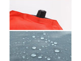 Double Air Bed Self Inflating Mattress Sleeping Mat Camping Camp Hiking Joinable - red V610-PKNSLEMAT/W/PIL-RE-2