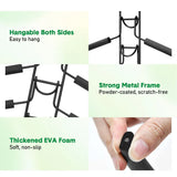 8 Sets Magic Clothes Hangers Detachable 5-in-1 Multilayer Carbon Steel Coat Hanger with Anti-Slip V985-MULTIHANGERS